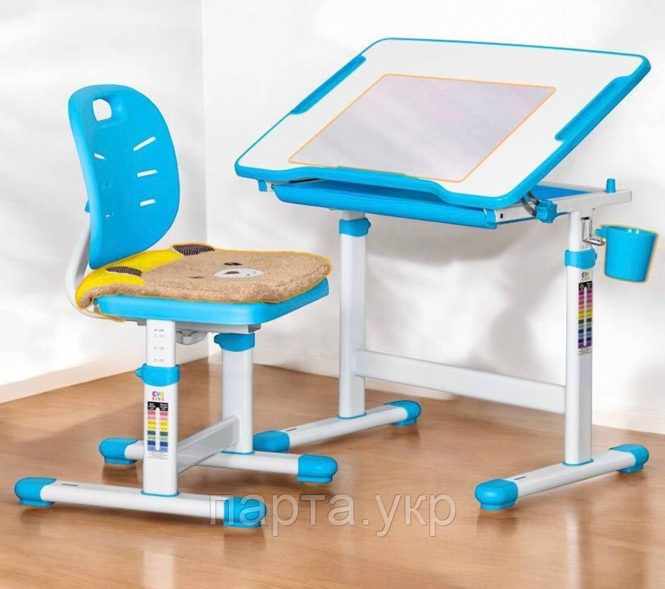 Комплект Дитяча парта та стілець Evo-kids Evo-06 Ergo, 3 кольори, фото 1