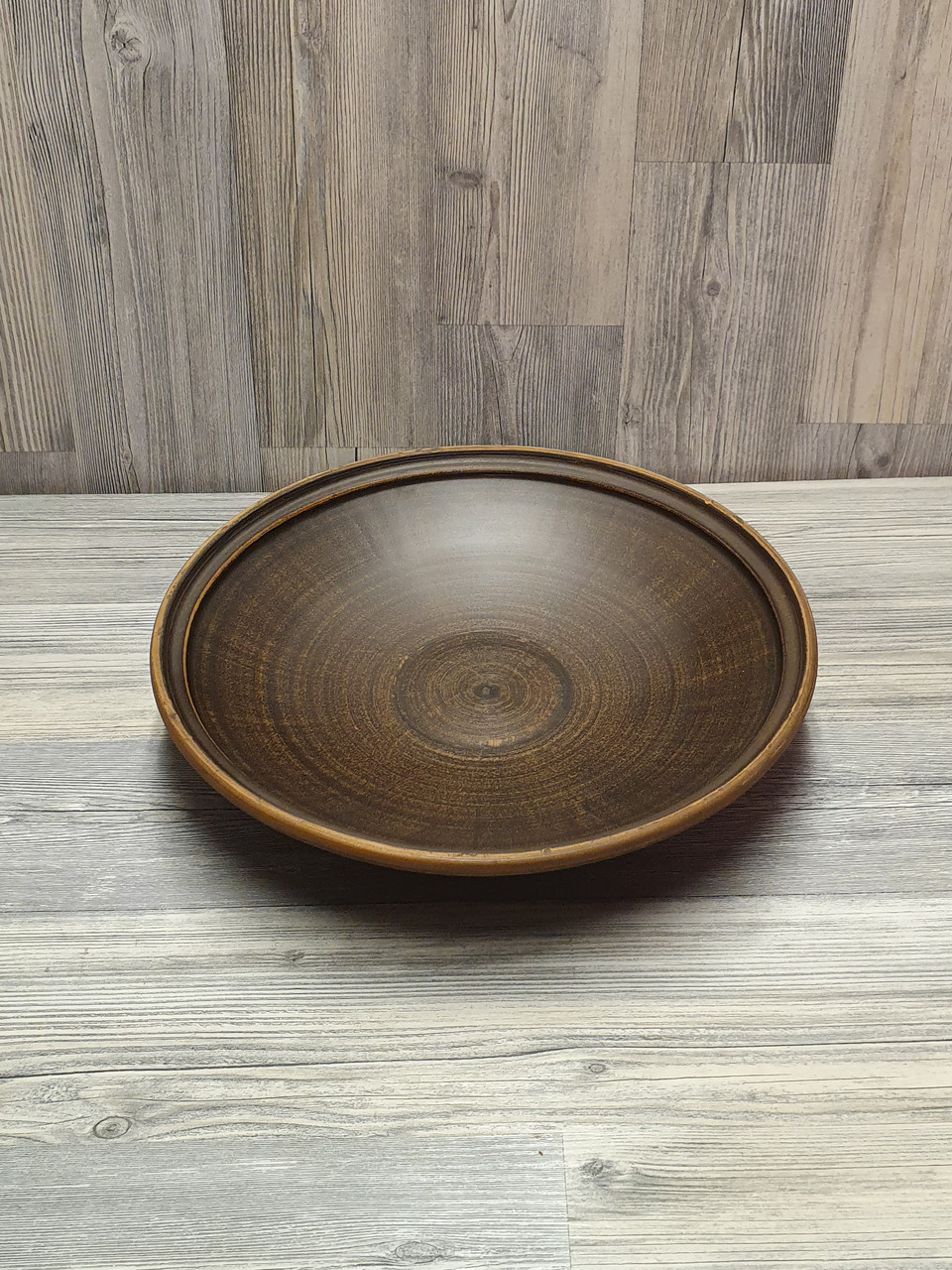 Фруктовниця (ваза для фруктів) глиняна (з червоної глини)