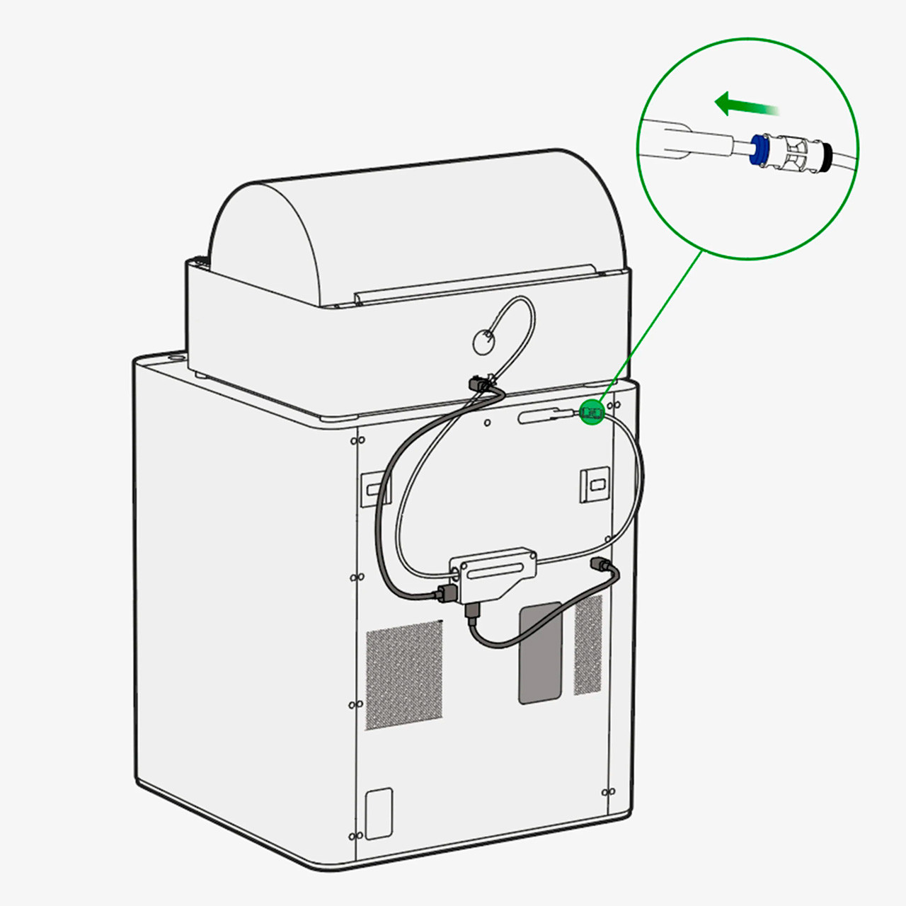 Соединительная муфта PTFE трубок Bambu Lab PTFE Tube Connector (FAZ006)