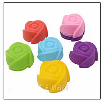 Силіконова форма Трояндочка малий 7.5*3.5 см