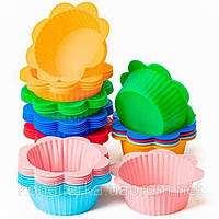 Силіконова форма Кекс квіточок