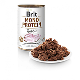 Brit Mono Protein Rabbit консерва для собак, з кроликом 400г, фото 2