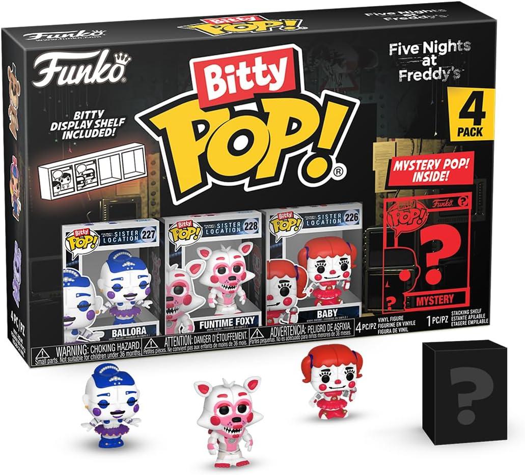 Уцінка Набір Фанко Bitty Pop! 5 ночей з Фреді Five Nights at Freddy's Mini Collectible Toys 4-Pack 73044, фото 1