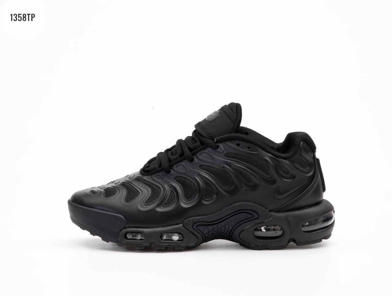 Чоловічі кросівки Nike Air Max Tn Plus Drift Black (чорні) стильні кросівки 1358TP Найк vkross