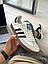 Чоловічі спортивні кросівки Adidas Samba White (білі) стильні повсякденні кроси 1117 Адідас vkross, фото 5