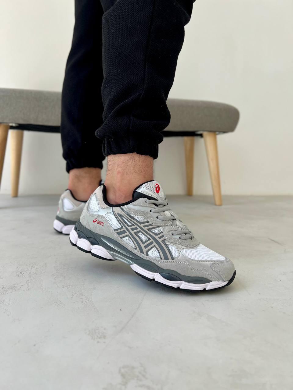 Чоловічі спортивні кросівки Asics gel lux grey 2.0 (сірі) модні повсякденні кросівки Ar49552 Асікс vkross