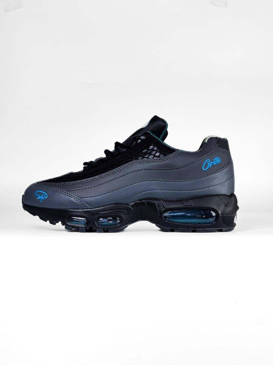 Чоловічі спортивні кросівки Nike AIR MAX 95 SP Corteiz "Aegean Storm" (сірі) повсякденні кроси NK746 Найк vkross