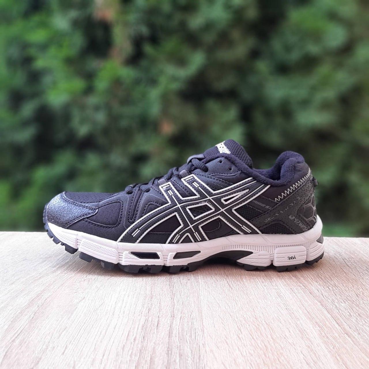 Жіночі зимові кросівки Asics Gel-Kahana 8 (чорно-білі) стильні спортивні кросівки 4159 Асикс vkross, фото 1