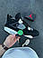 Чоловічі кросівки Nike Air Jordan Retro 4 (білі із сірим) високі повсякденні кроси 2525-9 Найк vkross, фото 8