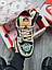 Чоловічі спортивні кросівки Nike Dunk low Low x Stussy (зелено-білі) повсякденні кросівки 1303TP Найк vkross, фото 5