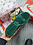 Чоловічі спортивні кросівки Nike Dunk low Low x Stussy (зелено-білі) повсякденні кросівки 1303TP Найк vkross, фото 7