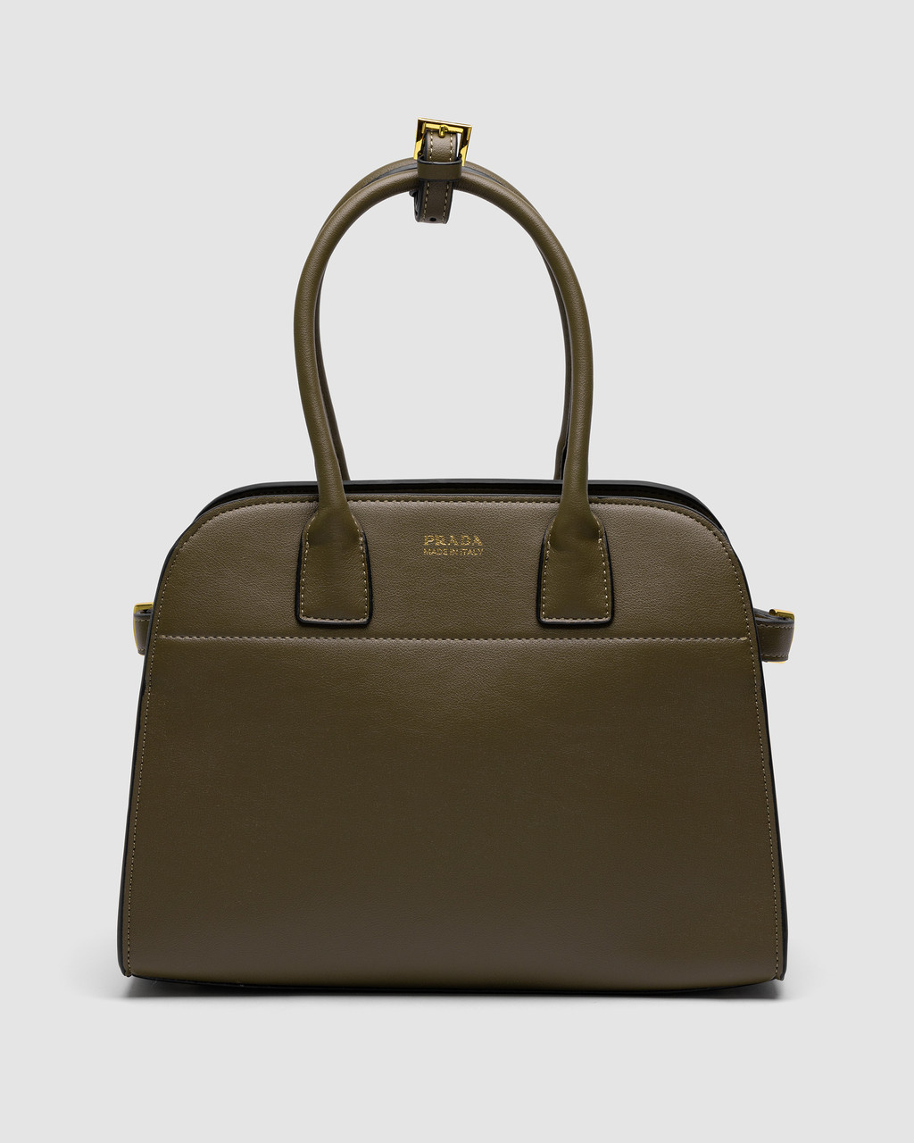 Жіноча сумка Prada Medium Olive Leather Tote Bag (бежева) стильна гарна сумочка KIS99543 vkross