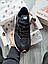 Чоловічі кросівки New Balance 327 Black Leather (чорні) спортивні кроси 1364TP Нью Беленс vkross, фото 7