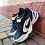 Чоловічі кросівки Nike Air Monarch (біло-чорні із синім) модні повсякденні кросівки 11366 Найк vkross, фото 5