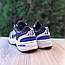 Чоловічі кросівки Nike Air Monarch (біло-чорні із синім) модні повсякденні кросівки 11366 Найк vkross, фото 11