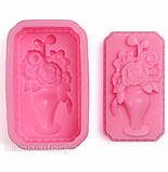 Силіконова форма для мила Букет троянд 8.0*4.4см, фото 2