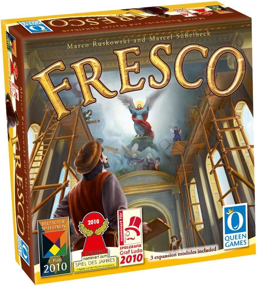 Настільна гра Queen Games Fresco - Basic Game with modules 1,2,3 (4010350605936), фото 1