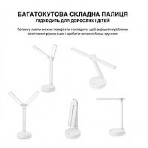 Настільна LED лампа з акумулятором USB заряджання (40), фото 5