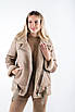 Куртка дублянка замшева бежева 707 (2000000138473), фото 3