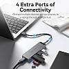 USB-хаб Vention 4-портовий USB 3.0 концентратор з блоком живлення 1 м Grey (CHLHF), фото 3