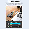 USB-хаб Vention 4-портовий USB 3.0 концентратор з блоком живлення 1 м Grey (CHLHF), фото 5