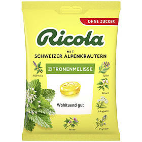 Льодяники Ricola Zitronenmelisse ohne Zucker 75g