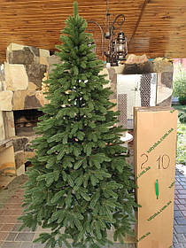 Лита ялинка Преміум 2.10 м. зелена / Ялинка штучна лита / ялинка з пластику / Елка литая