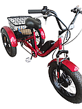 Вантажний Електровелосипед Fatbike 500W триколісний, фото 3