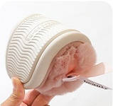 Хатні капці жіночі теплі хутряні. М'які пухнасті капці з бантиками, 38-39 р. Рожеві, фото 6