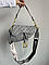 Стильна жіноча сумка текстильна Saddle Bag Christian Dior, фото 3
