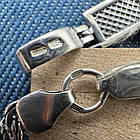 Cрібний комплект православний хрестик з розп`яттям та ланцюжок бісмарк 925 проби, фото 4