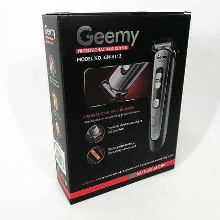 Професійна окантувальна машинка для стрижки волосся Gemei GM-6113, Машинка для OS-442 стрижки голови, фото 1