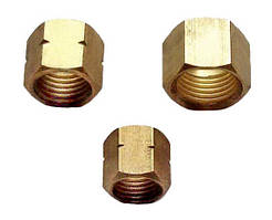 Гайки, ніпелі, швидкороз'єми для приєднання та з'єднання рукавів