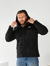 Чоловіча куртка The North Face зимова утеплена куртка Зе Норт Фейс чорна, фото 6