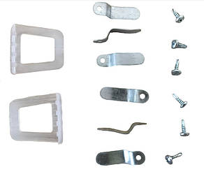 Кріплення москітної сітки з внутрішньої ручками під закатку для п'ятикамерного профілю ручки силікон