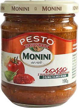 Соус песто з томатами Monini Rosso 190г
