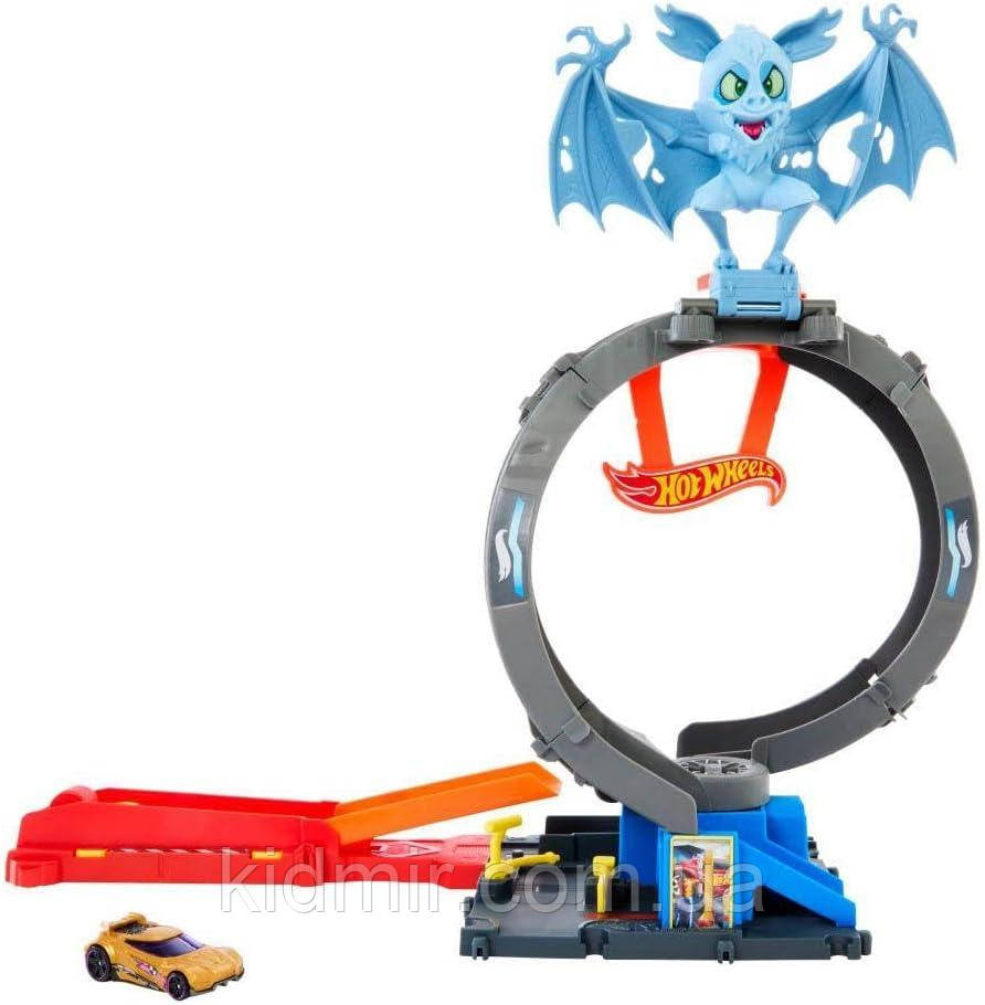 Автотрек Хот Вілс Атака кажана Hot Wheels City Bat Loop Attack HTN78