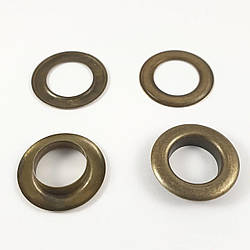 Блочка - Люверс з нержавіючої сталі №24 D10мм 1000шт. Антик