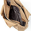 Сумка шопер жіноча текстильна поліамід Jielshi 0859 mocha, фото 6