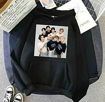 Жіноче худі із двунитки з принтом Stray kids, 48\50 розмір