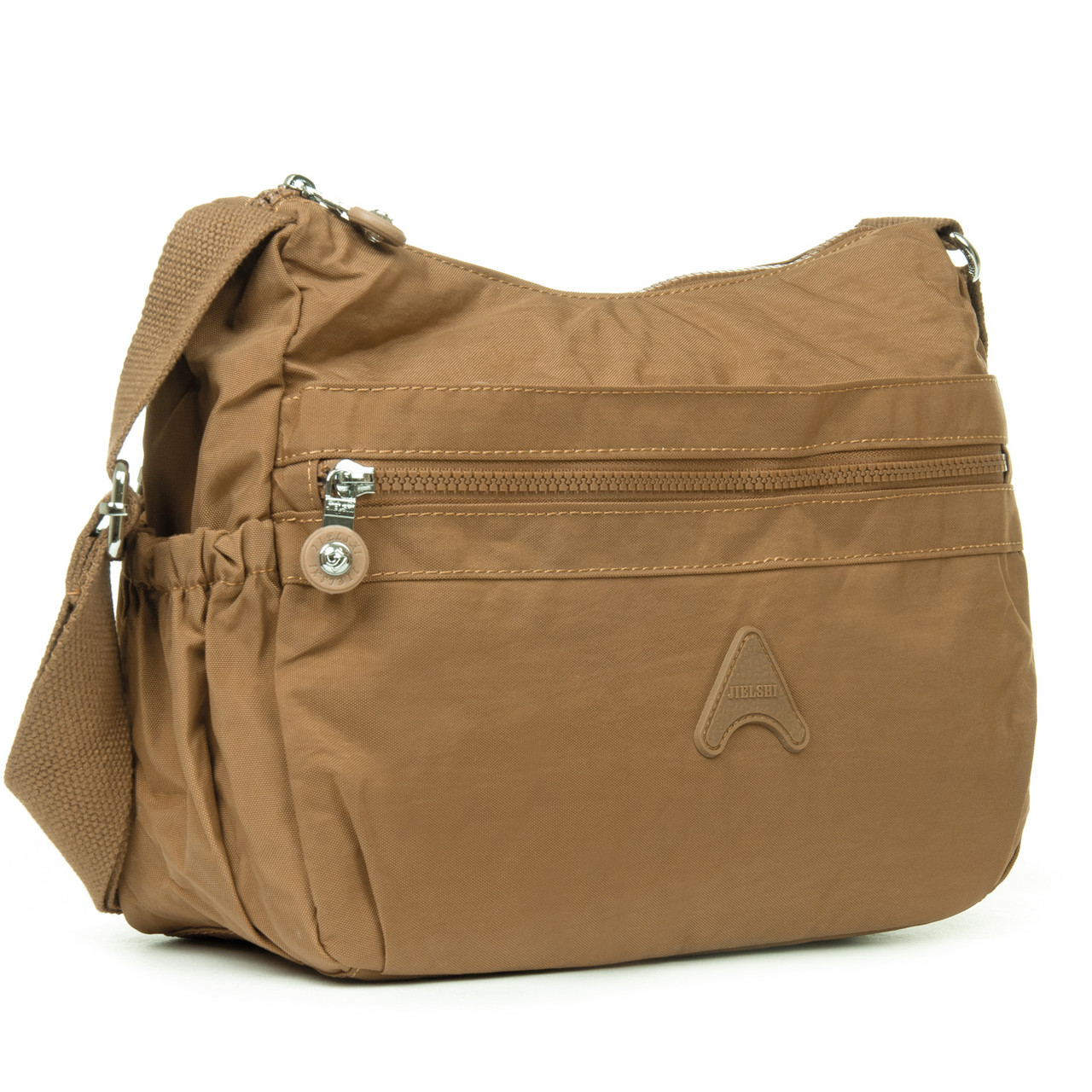 Сумка листоночка жіноча текстильна поліамід Jielshi 3766 khaki