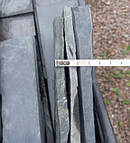 Фасадна плитка із чорного сланцю для цоколя, фасаду, облицювання будинку, фото 5