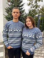 Новорічні парні светри з оленями, фото 3