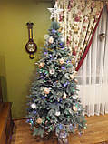 Лита ялинка Преміум 1.50 м. блакитна / Ялинки штучні / новорічна ялинка / Елка литая, фото 4