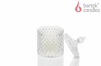 Свечи ароматизовані в склянці Bartek Glamorous -Crystal 180 г