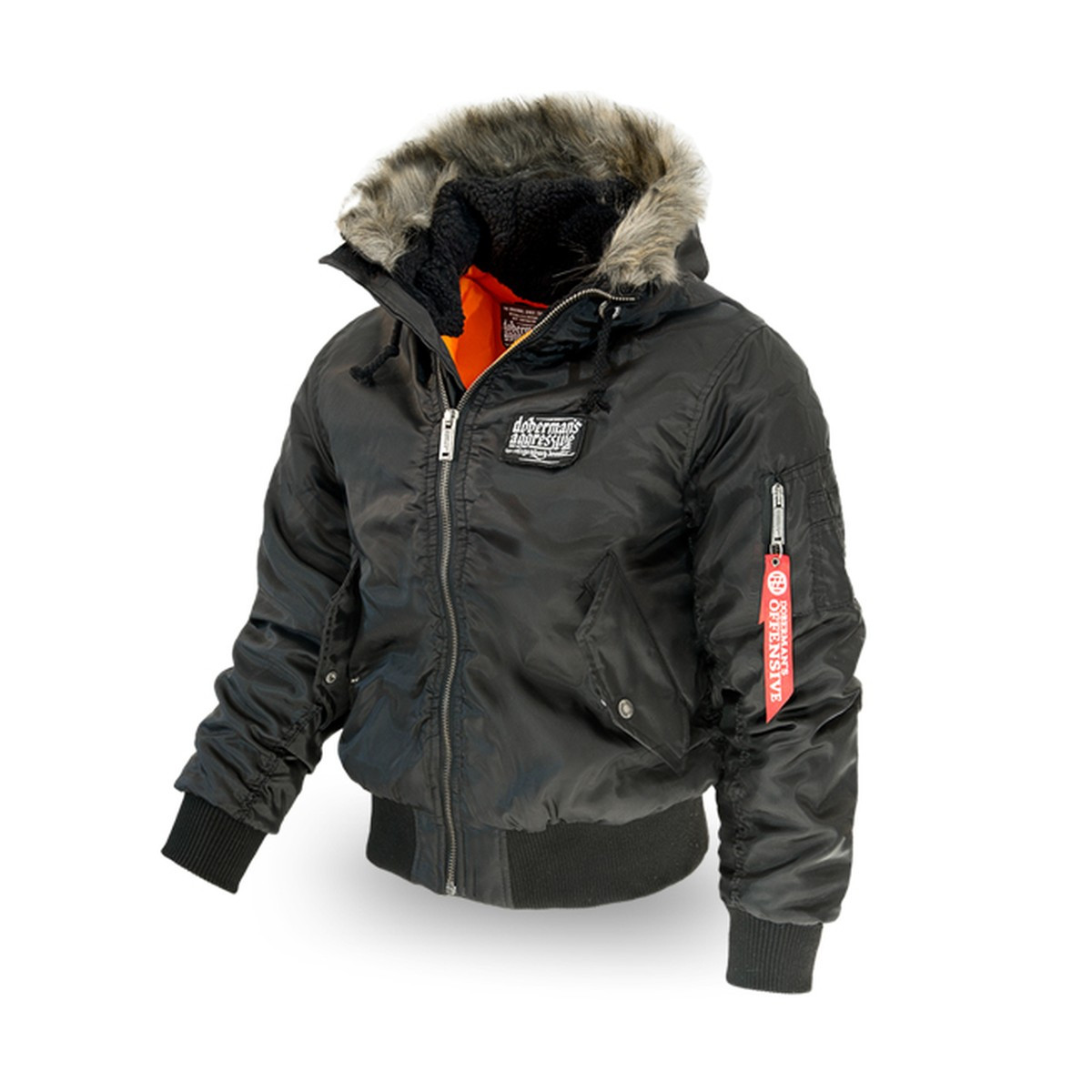 Куртка Dobermans Offensive KU32BK XL Чорна (KU32BK-XL)