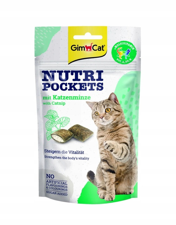 GimСat Nutri Pockets, котяча м'ята , 60 г