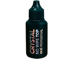 Oxxi Professional Топ для гель-лаку без липкого шару No Wipe Top Coat Crystal UV, 30 мл (з UV-фільтром)