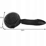 Самоочищающаяся щітка для хутра домашніх тварин Purlov (18905) Польща, фото 2