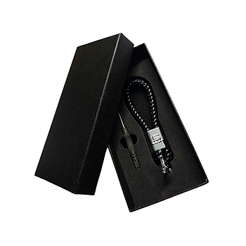 Брелок автомобільний шкіряний з карабіном Seat